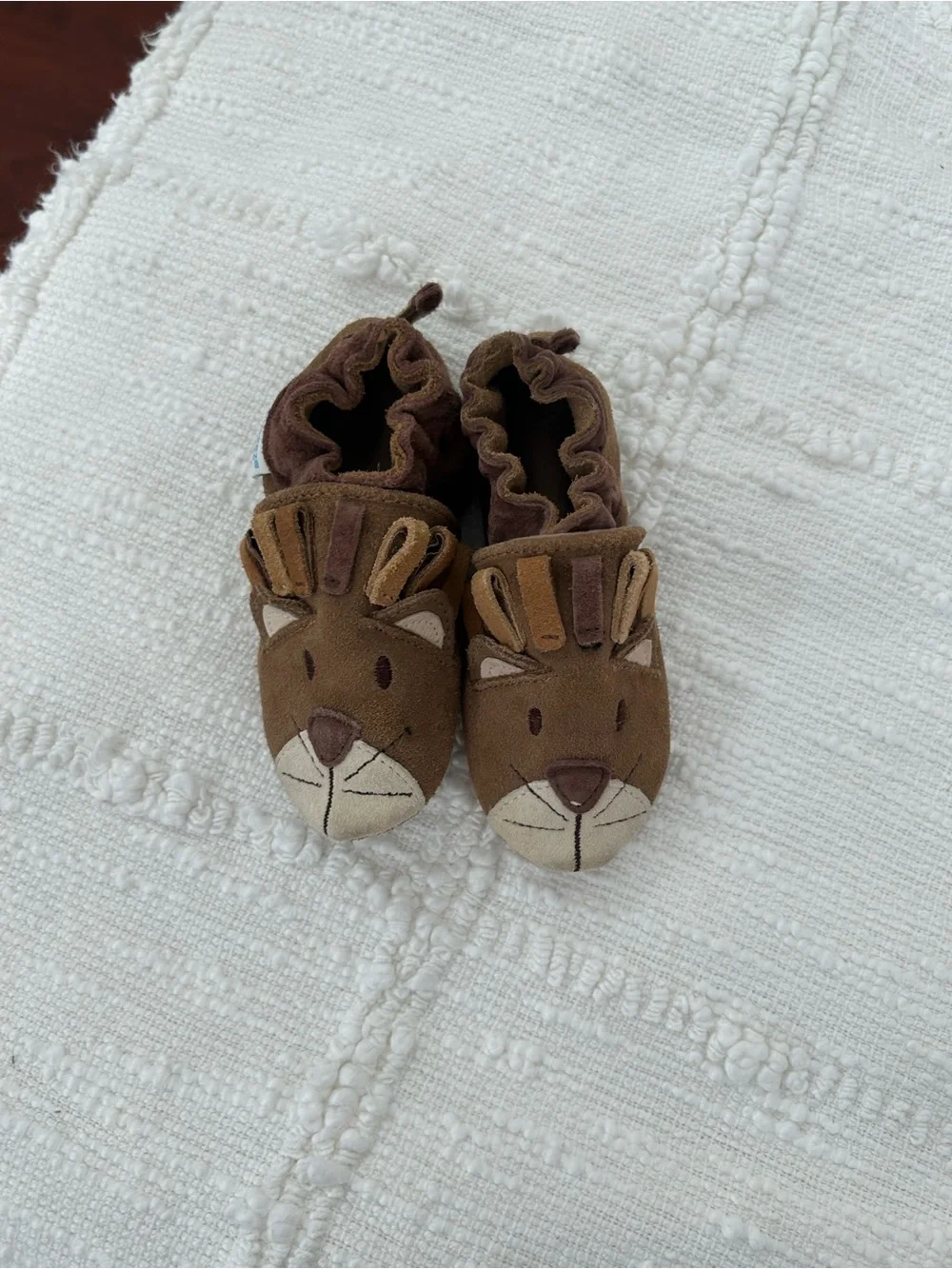 Robeez Brown Lion Moccasin Baby Shoes